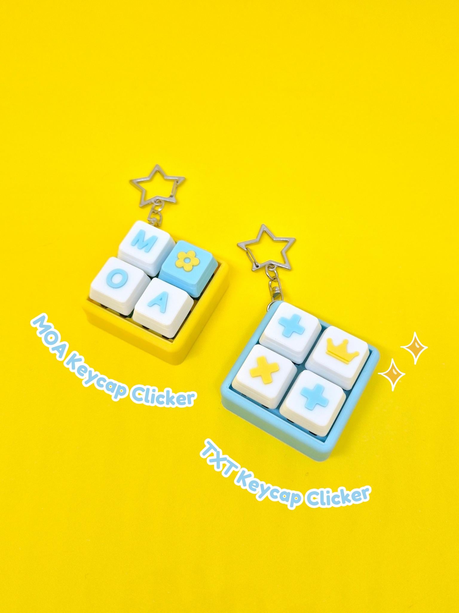 TXT Keycap Clicker | Trinket | Fidget Clicky | Keychain | - Masa Crafts Studio