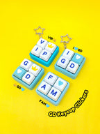 GD Keycap Clicker | Trinket | Fidget Clicky | Keychain | - Masa Crafts Studio