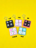 Kpop Keycap Clicker - Girl Groups [ LE SSERAFIM, IVE, BLACKPINK, Twice, NJZ ] - Masa Crafts Studio