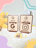 NFC Google Review Stand *Available* - Masa Crafts Studio