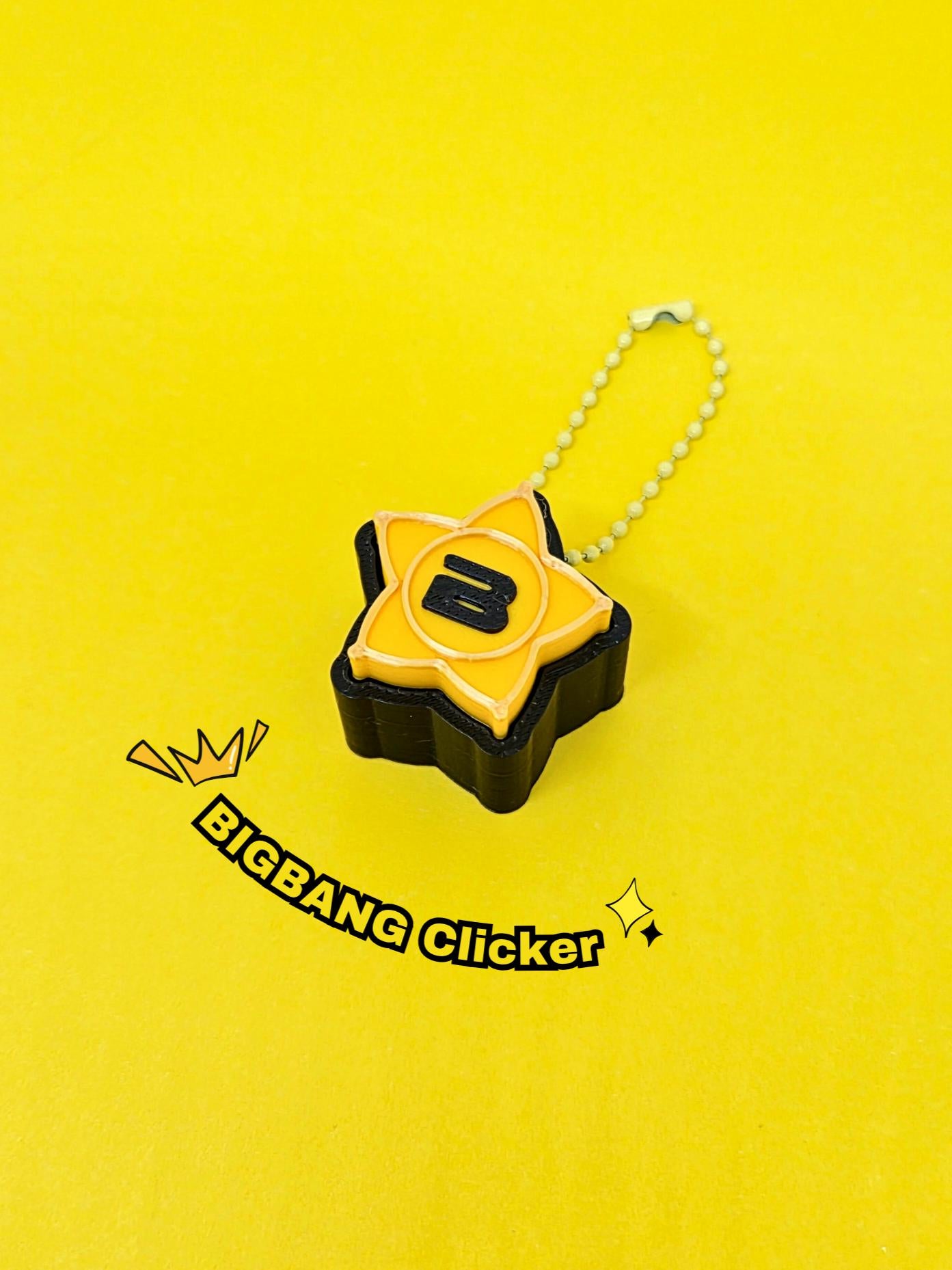BIGBANG Clicker | Trinket | Fidget Clicky | Keychain - Masa Crafts Studio