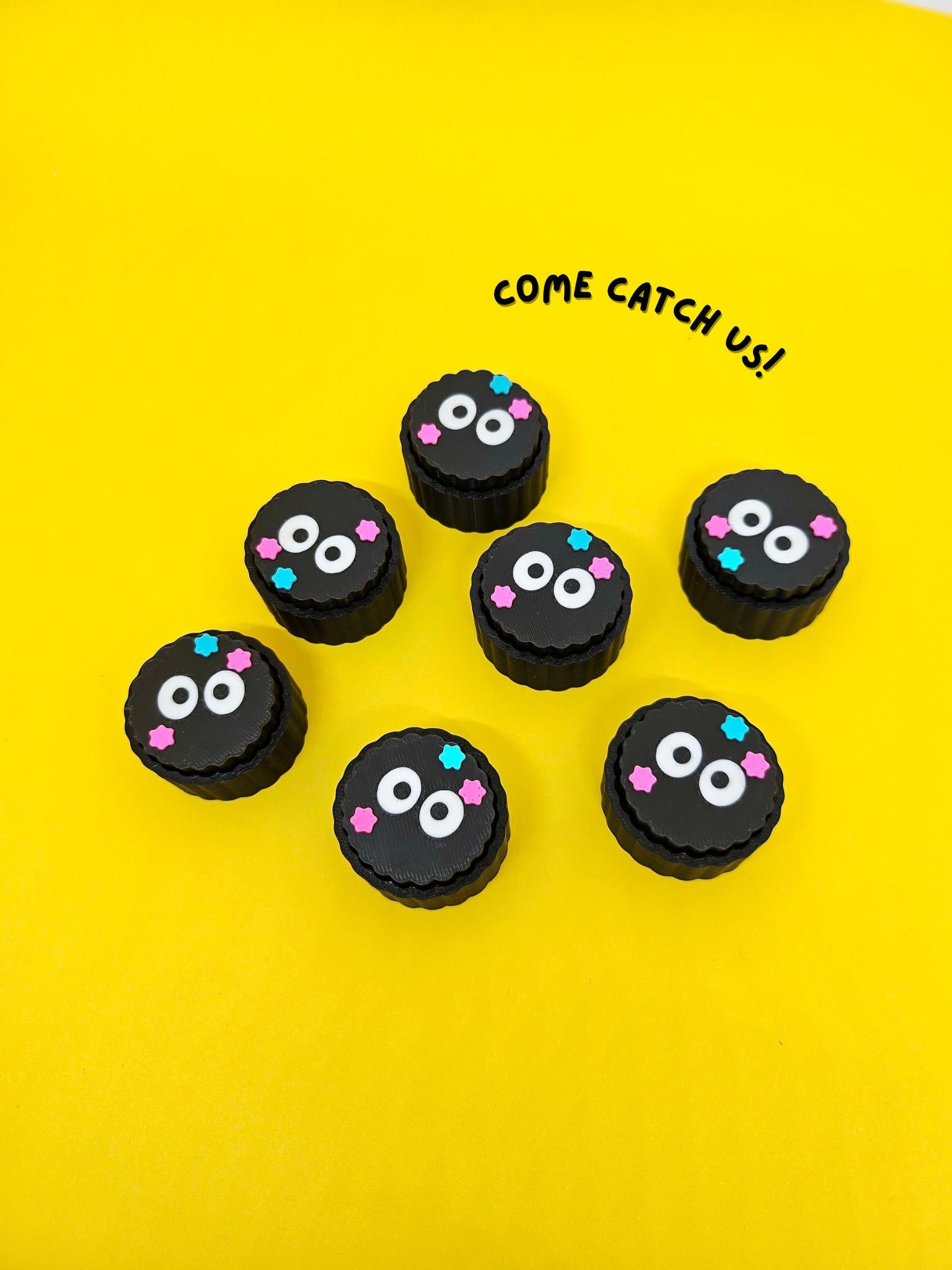 Soot Sprite Clicker | Trinket | Fidget Clicky | Keychain - Masa Crafts Studio