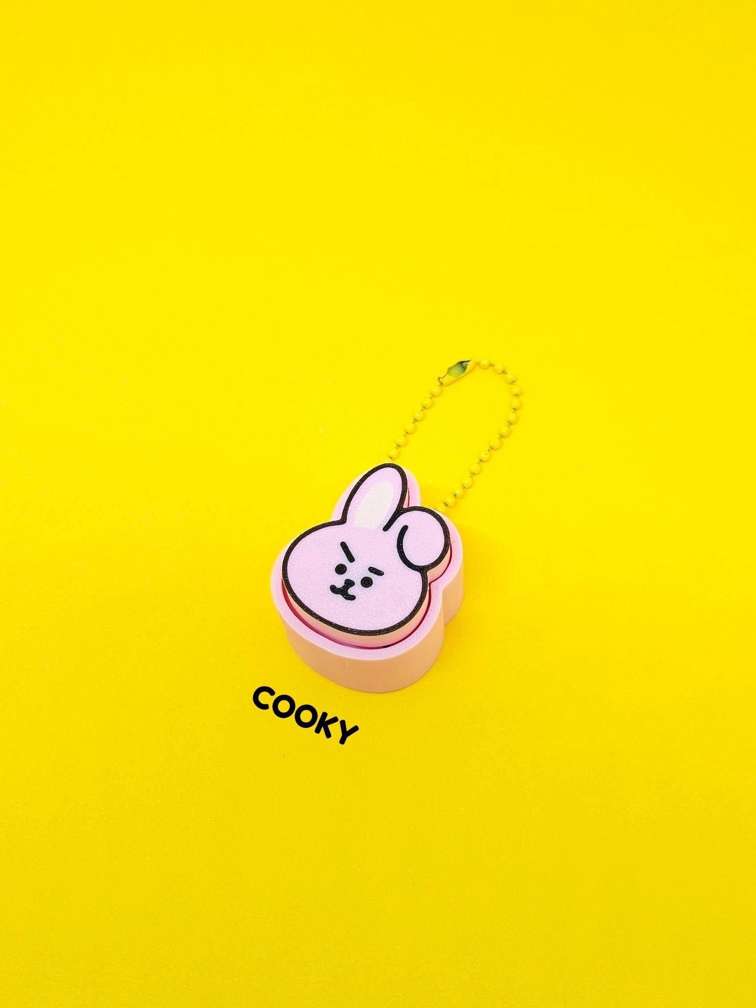 BT21 Clicker | Trinket | Fidget Clicky | Keychain - Masa Crafts Studio