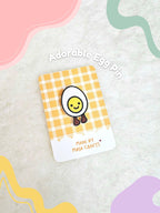 Adorable Egg Pin | Badge | Collectible - Masa Crafts Studio