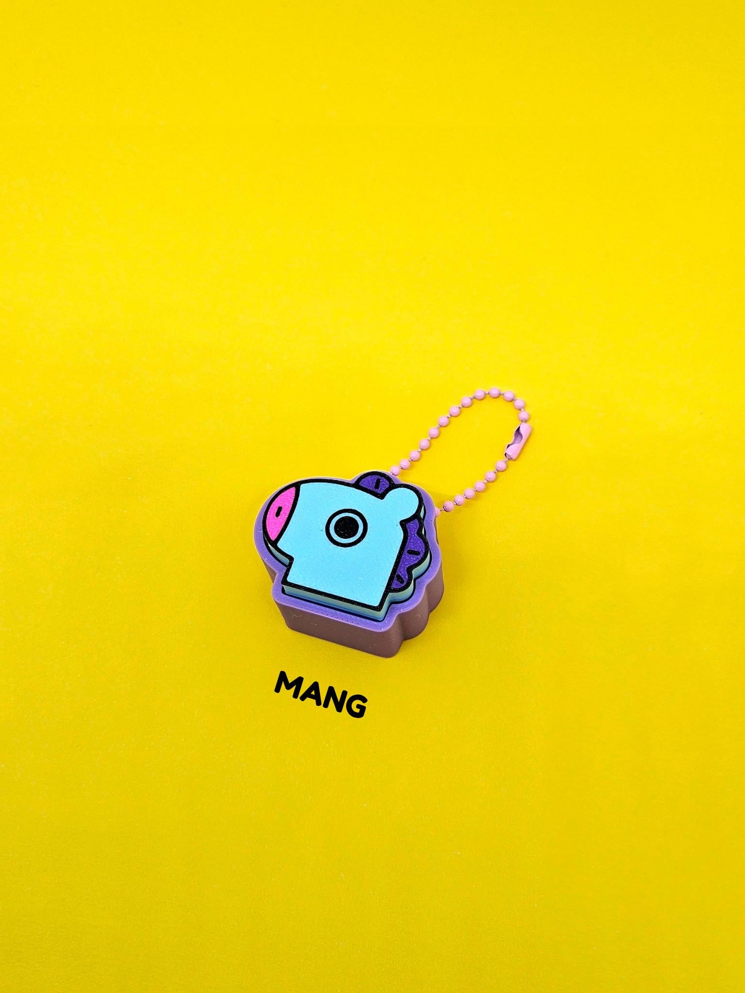 BT21 Clicker | Trinket | Fidget Clicky | Keychain - Masa Crafts Studio