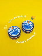 Oilers Clicker | Trinket | Fidget Clicky | Keychain - Masa Crafts Studio