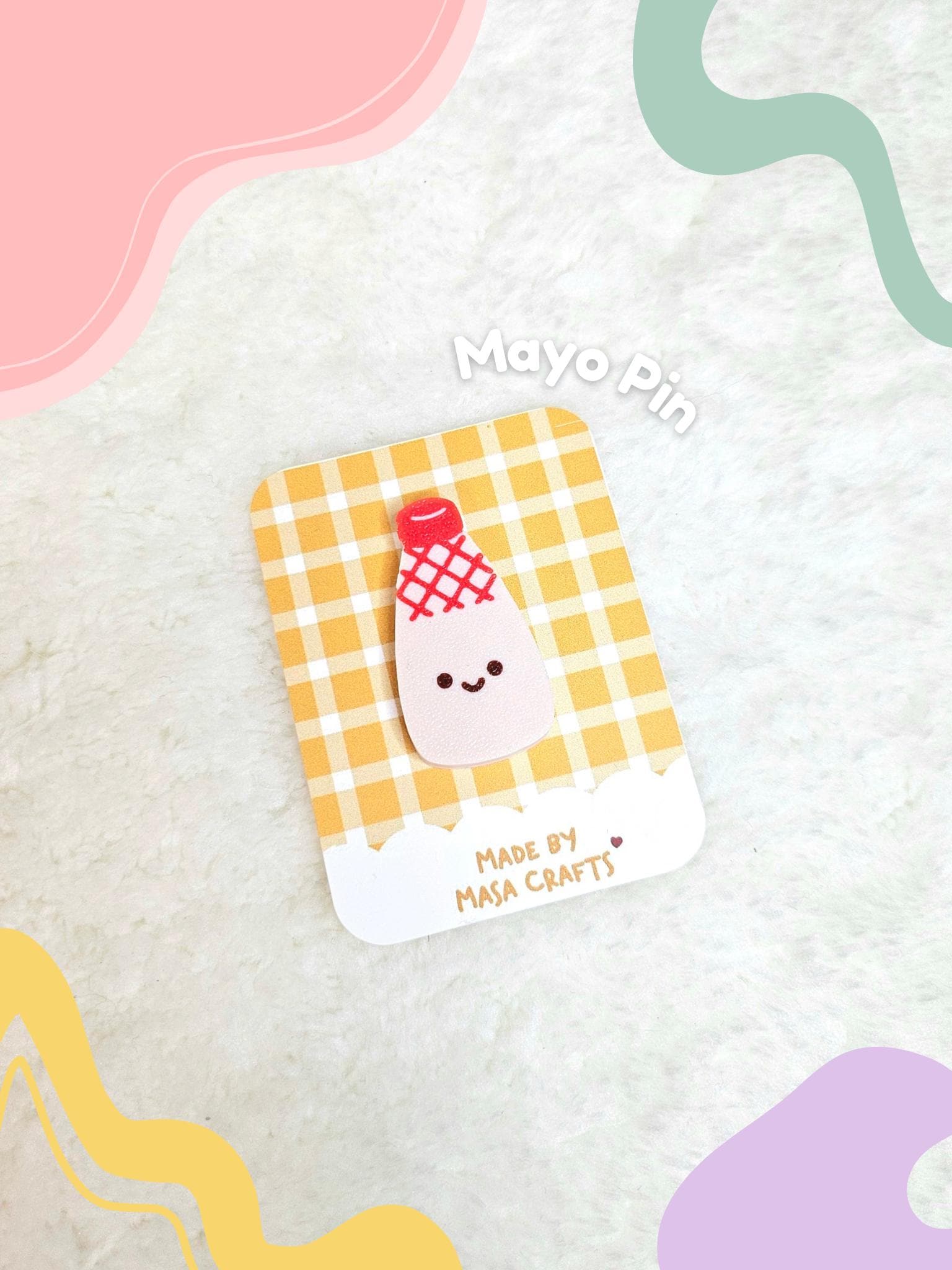 Mayo Pin | Badge | Collectible - Masa Crafts Studio