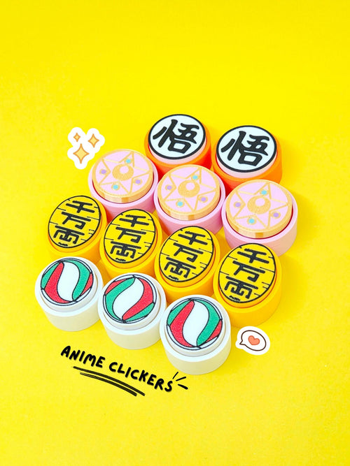 Anime Clicker | Trinket | Fidget Clicky | Keychain - Masa Crafts Studio
