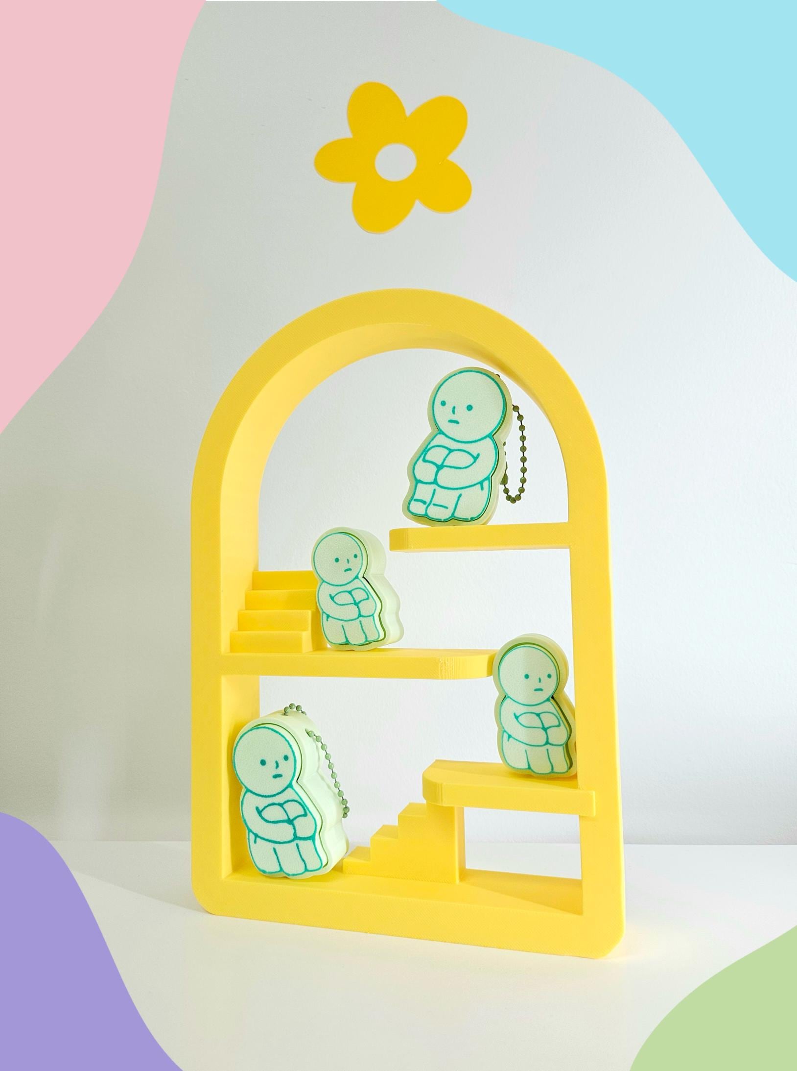 Smiski Clicker | Trinket | Fidget Clicky | Keychain - Masa Crafts Studio