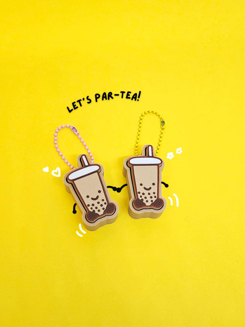 Boba Clicker | Trinket | Fidget Clicky | Keychain - Masa Crafts Studio