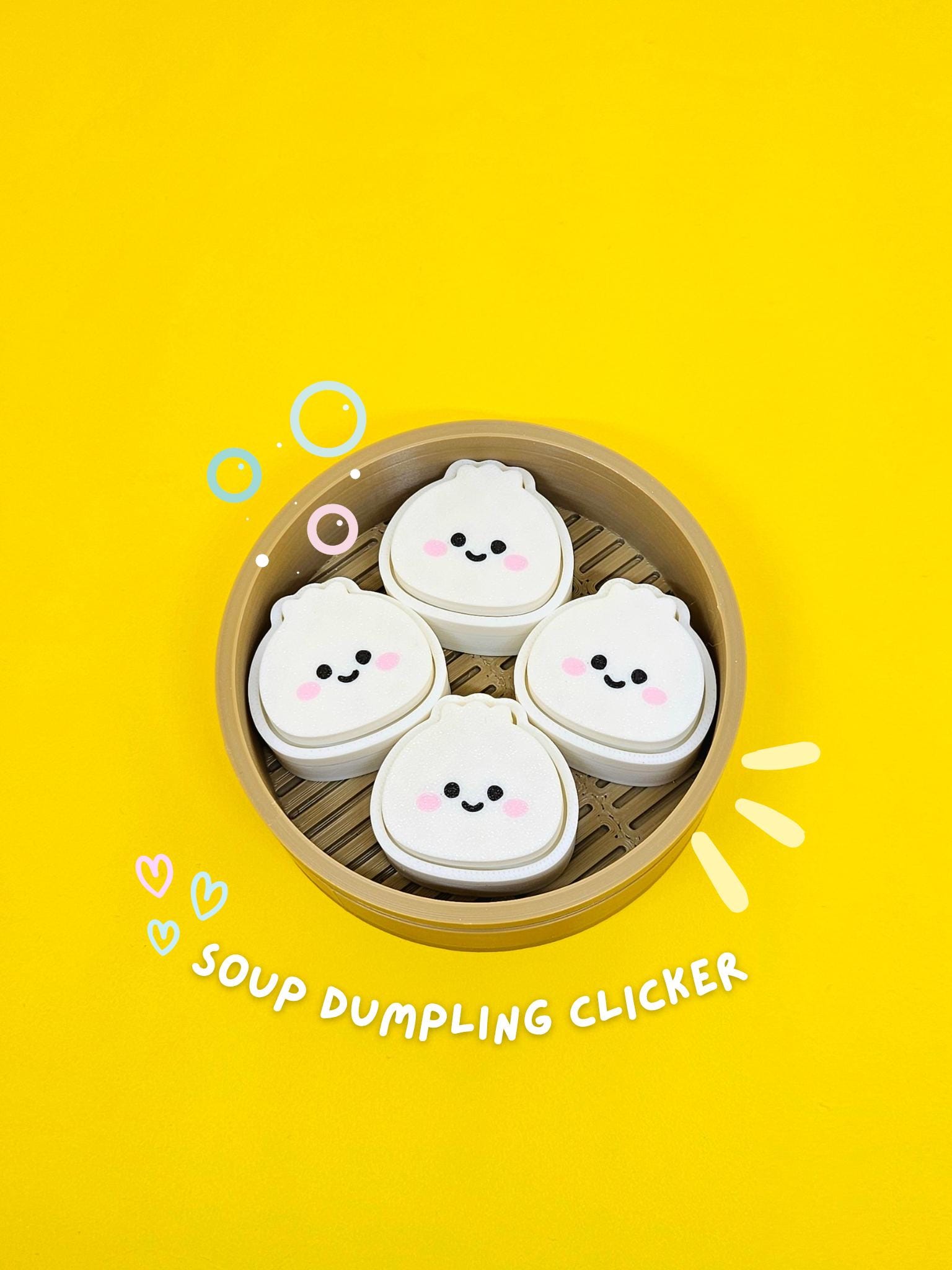 Soup Dumping Clicker | Trinket | Fidget Clicky | Keychain - Masa Crafts Studio
