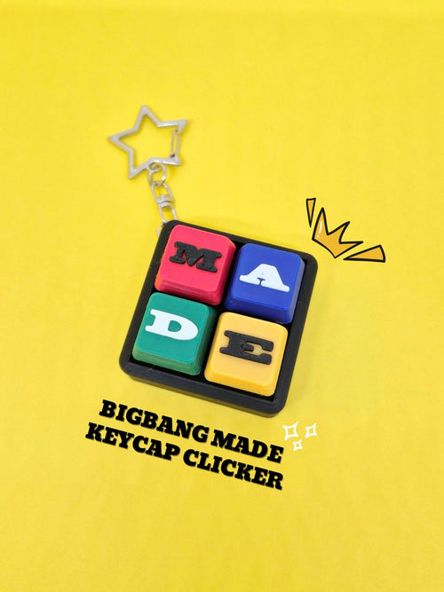 BIGBANG MADE Keycap Clicker | Trinket | Fidget Clicky | Keychain | - Masa Crafts Studio