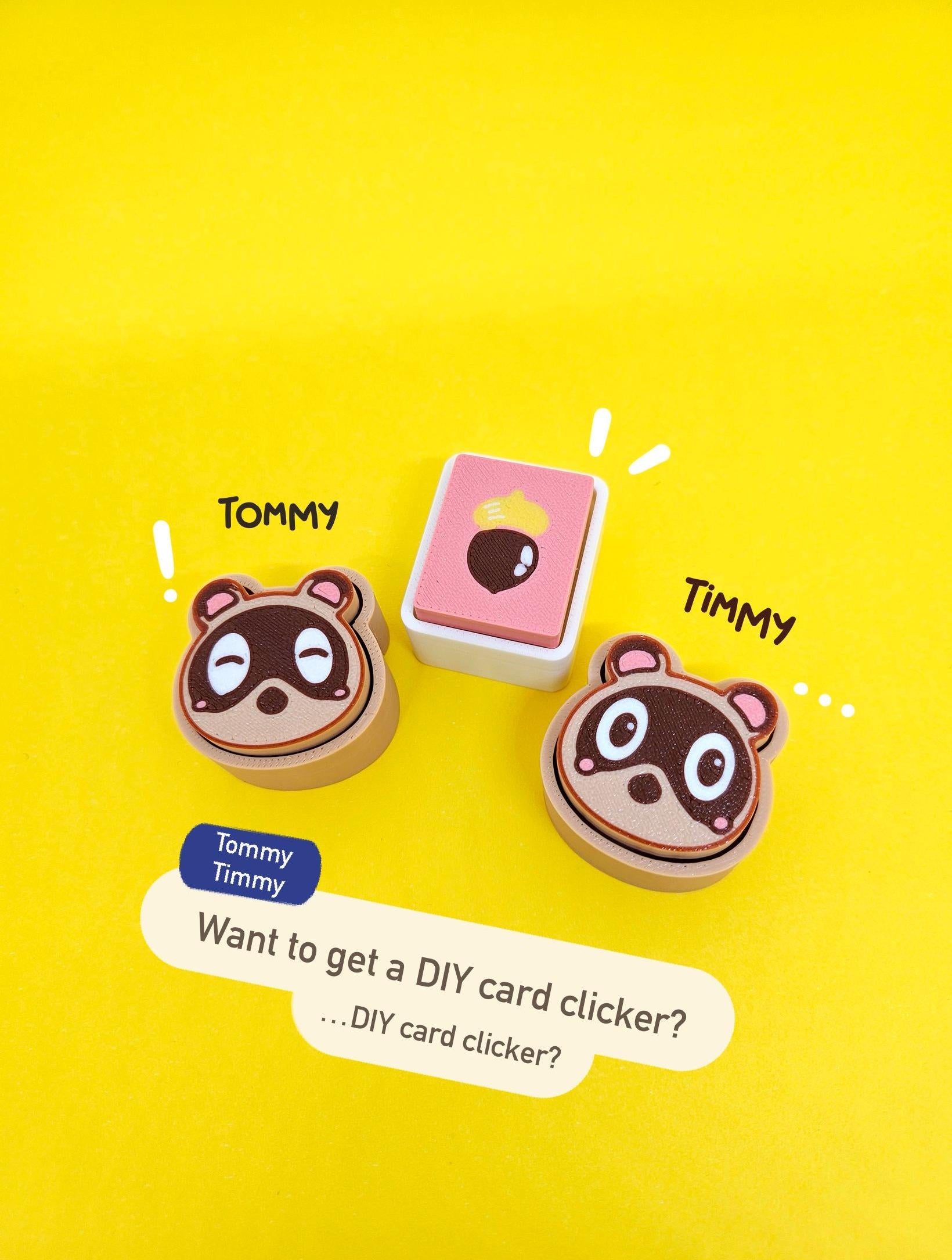 Animal Crossing Clicker | Trinket | Fidget Clicky | Keychain - Masa Crafts Studio