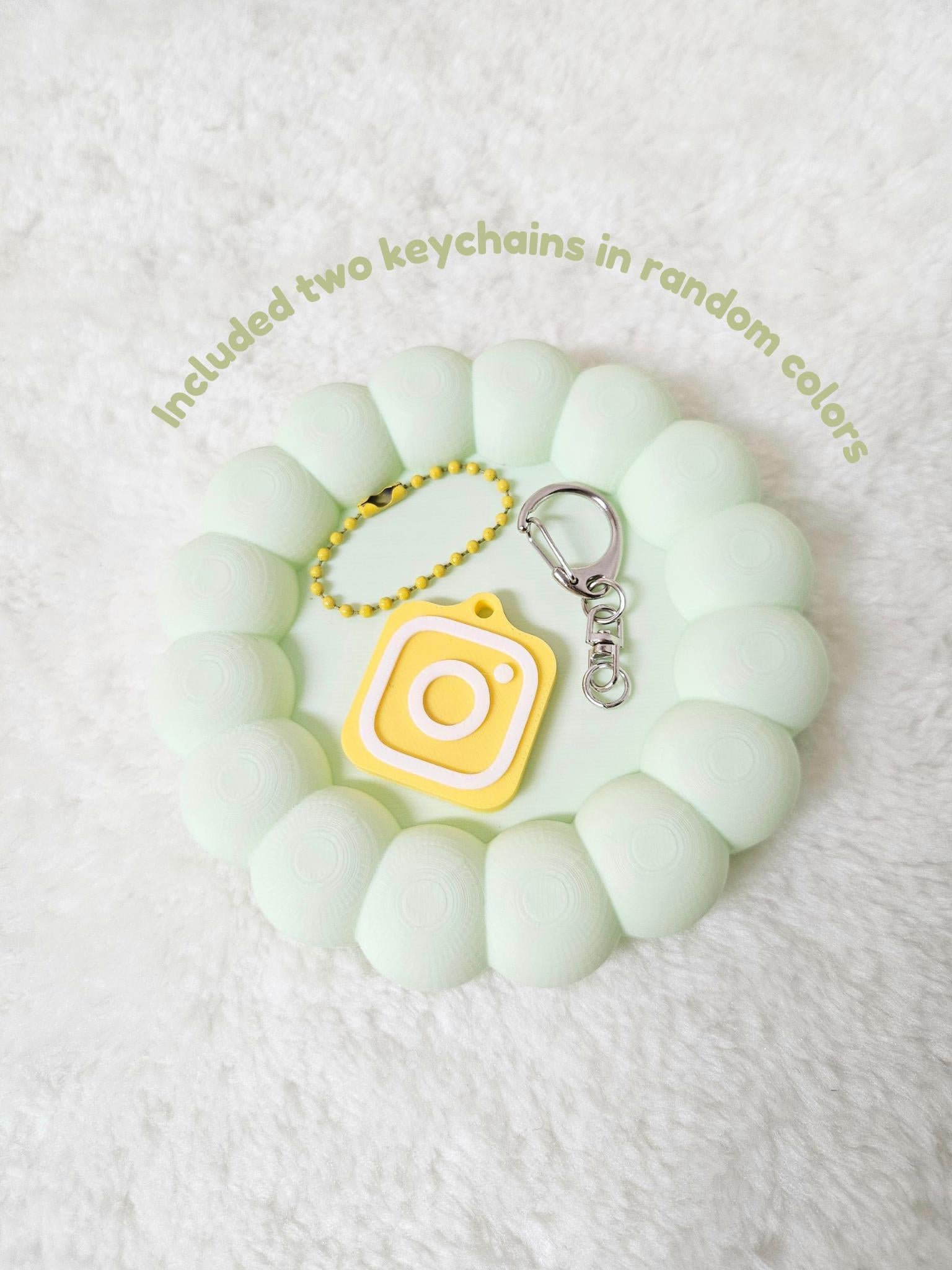 NFC Instagram Keychain | Custom Social Media Keychain - Masa Crafts Studio