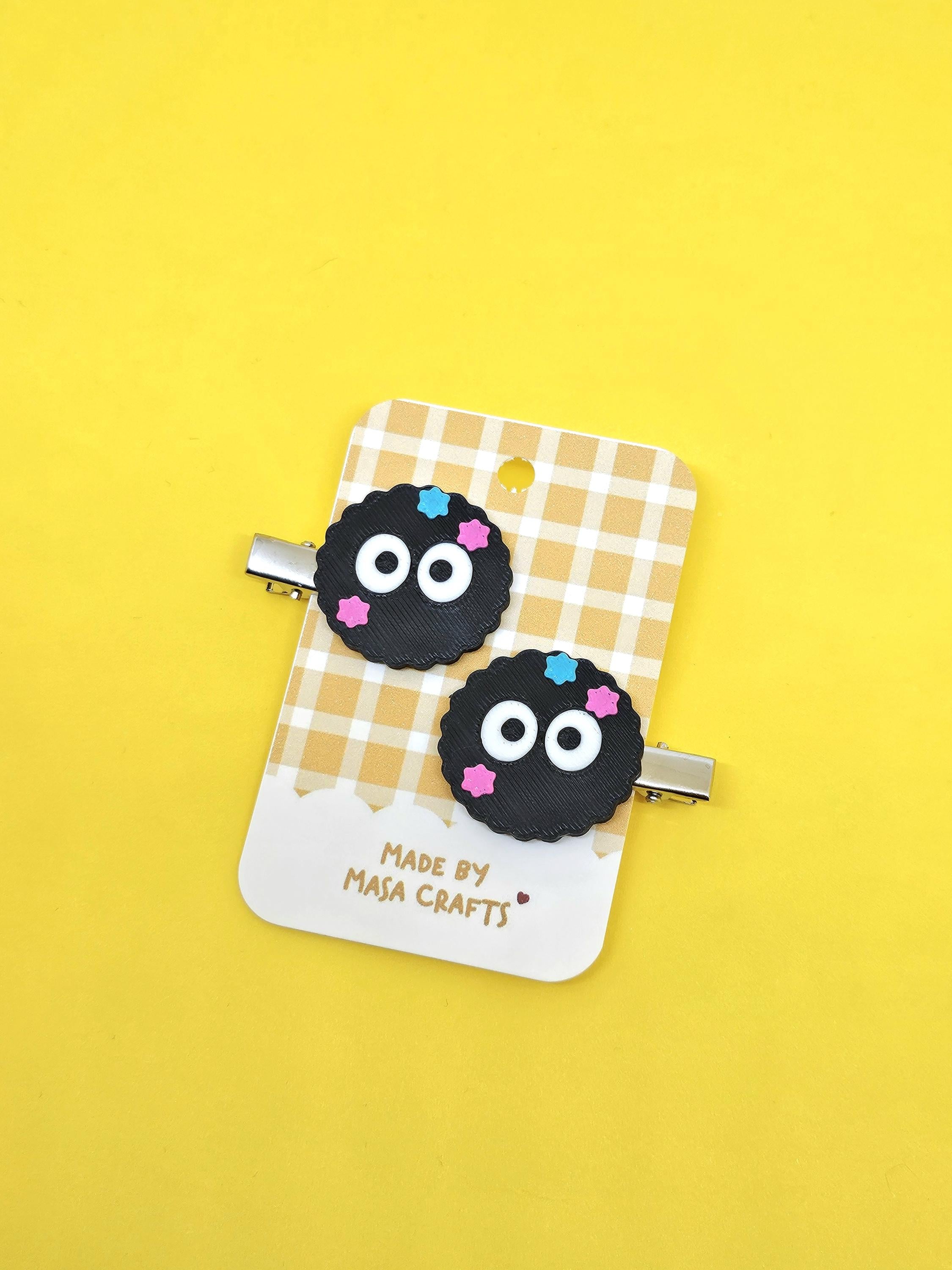 Soot Sprite Hair Clip | Hair Accessories - Masa Crafts Studio