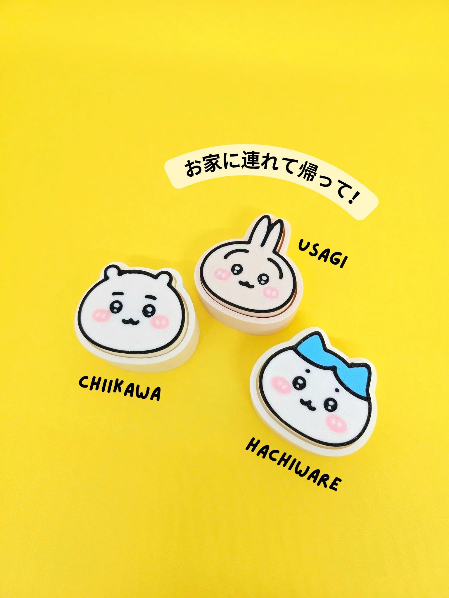 Chiikawa Clicker | Trinket | Fidget Clicky | Keychain - Masa Crafts Studio