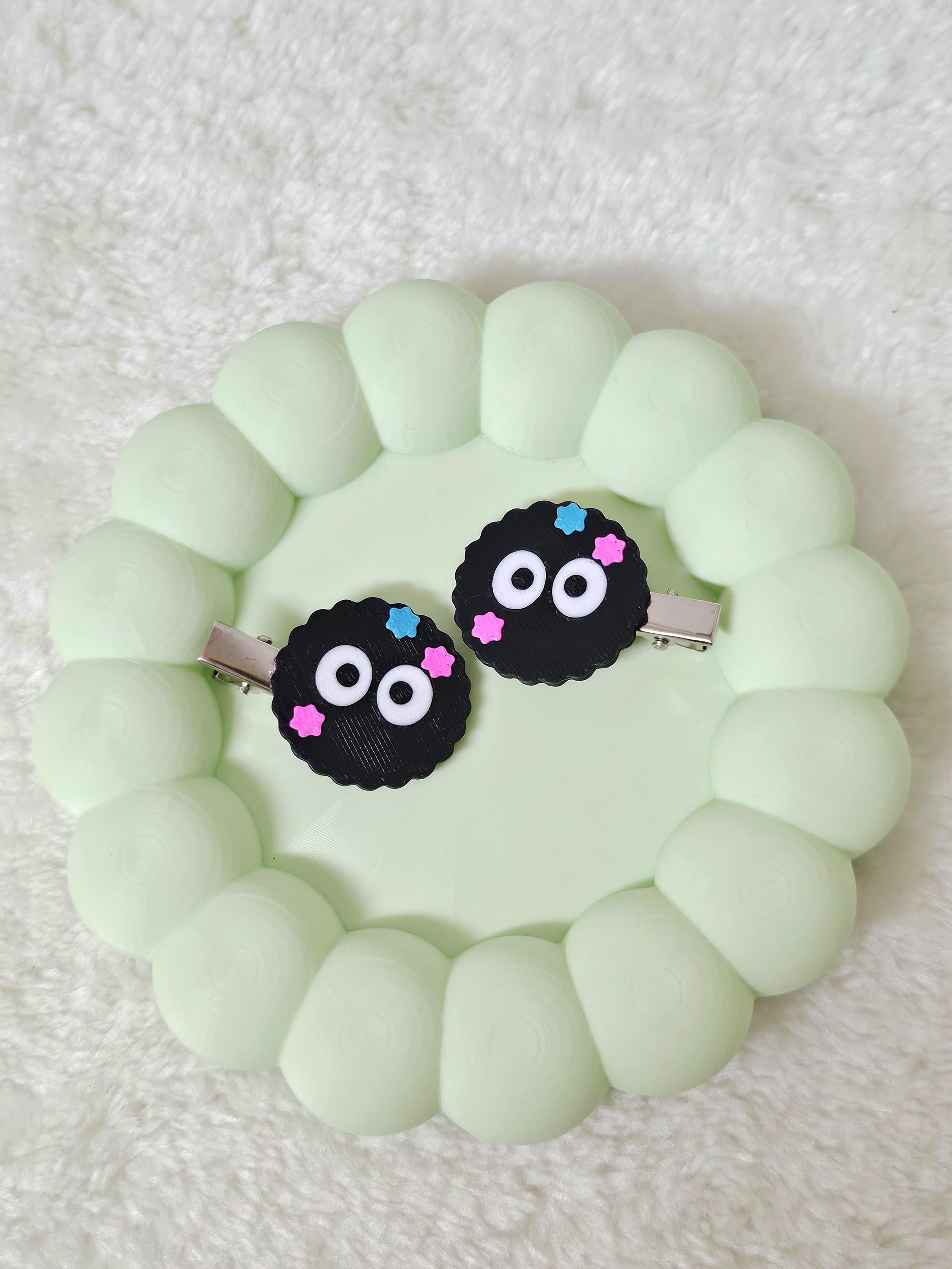 Soot Sprite Hair Clip | Hair Accessories - Masa Crafts Studio