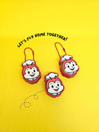 Jollibee Clicker | Trinket | Fidget Clicky | Keychain - Masa Crafts Studio