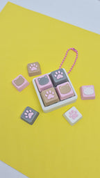 Meow Keycap Clicker Keychain