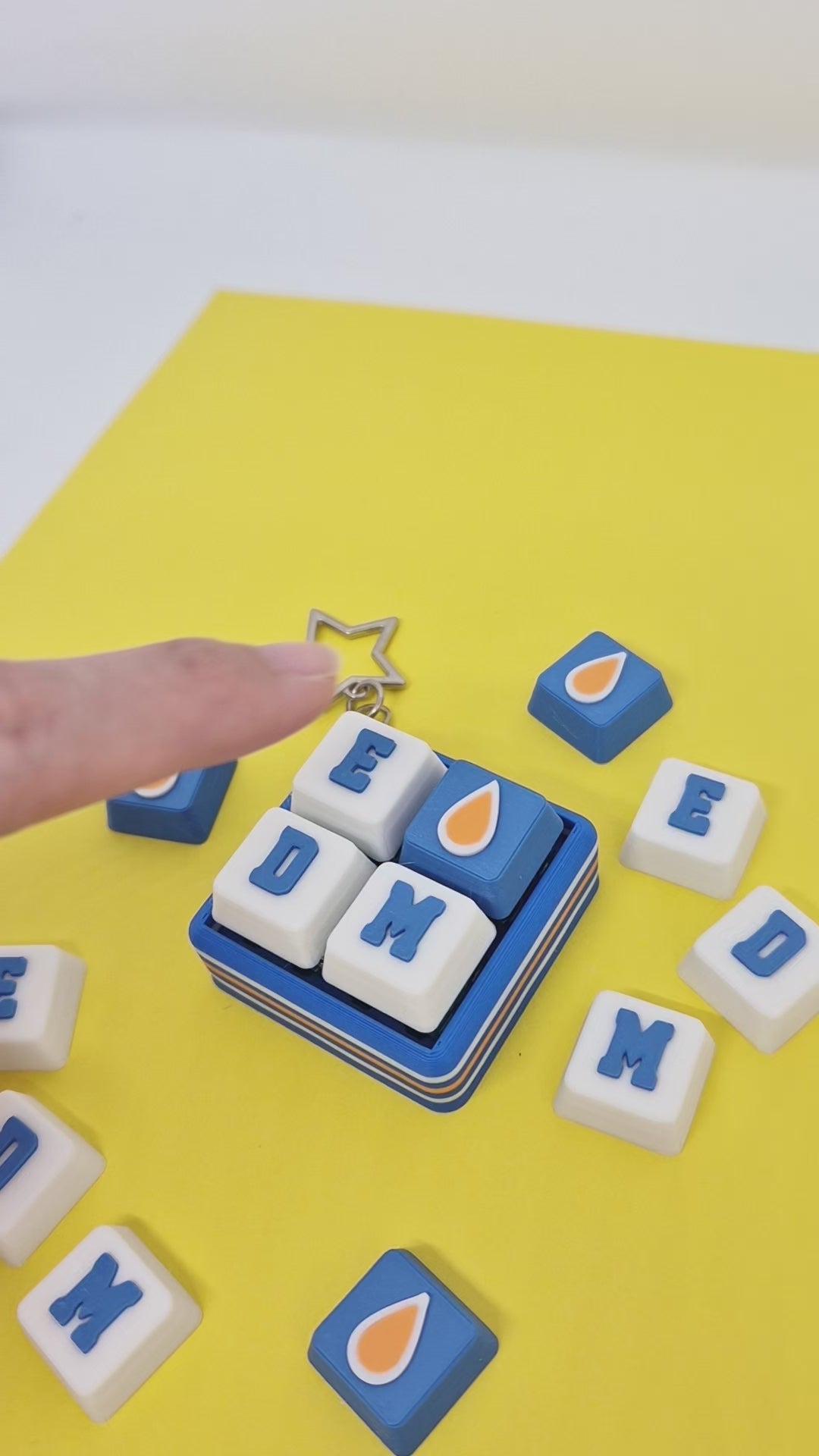 EDM Keycap Clicker Keychain