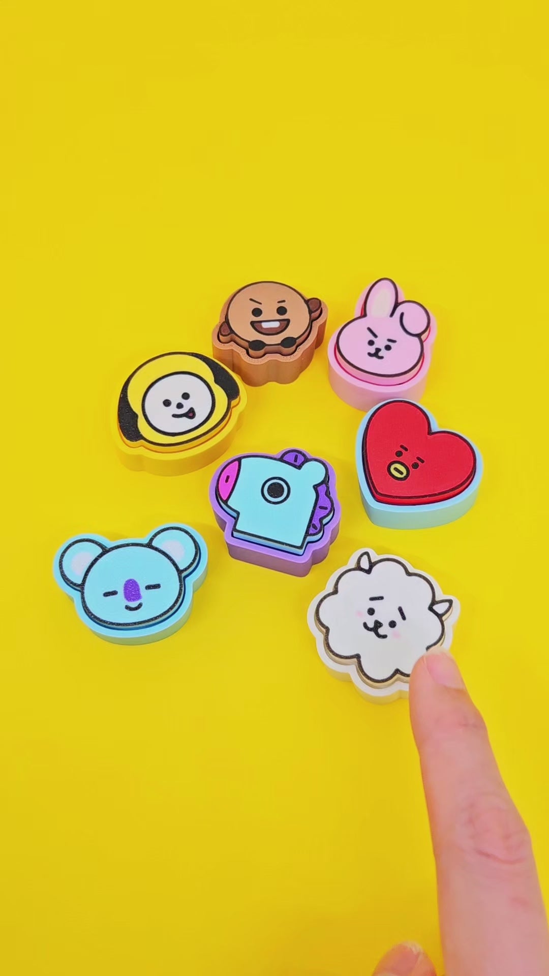 BT21 Clicker Keychain