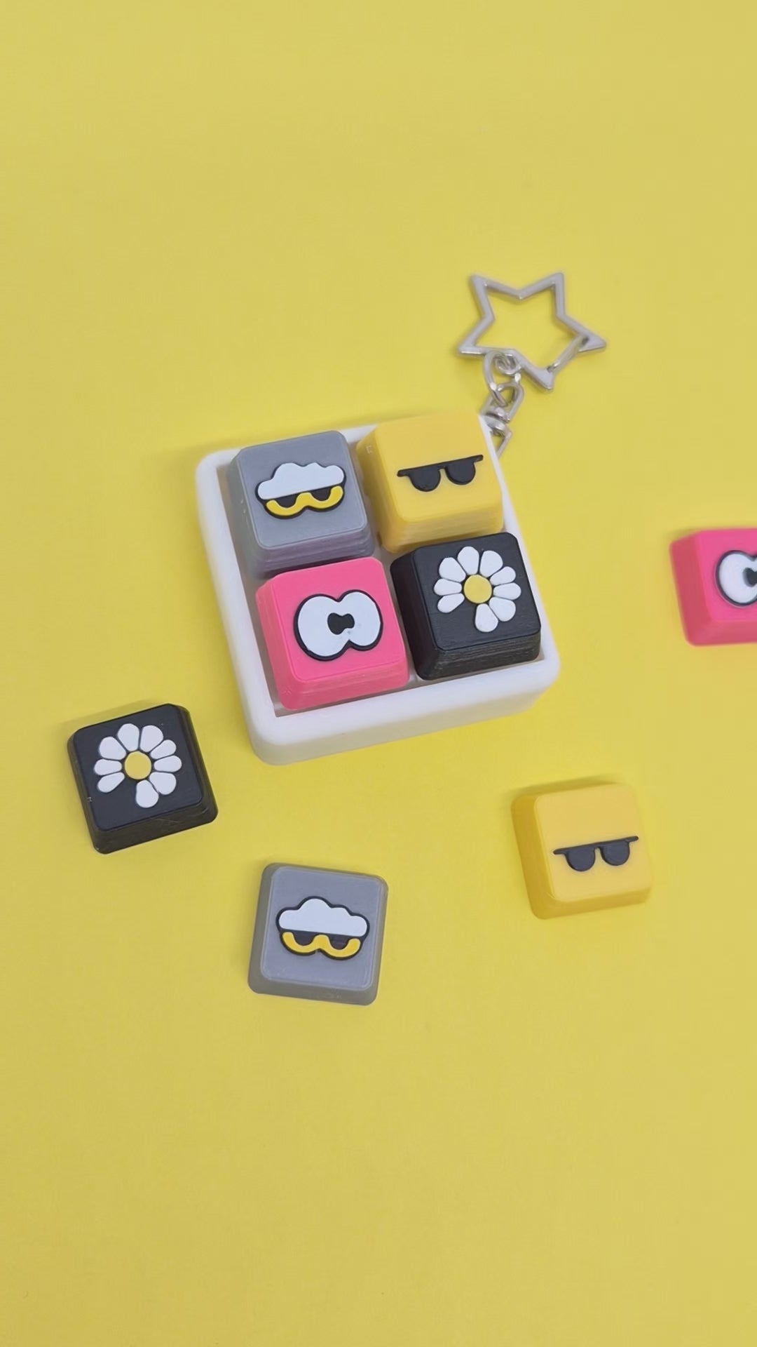 Zoa Keycap Clicker Keychain