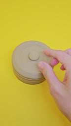 Soup Dumping Clicker Keychain