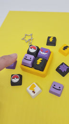Pokemon Keycap Clicker Keychain