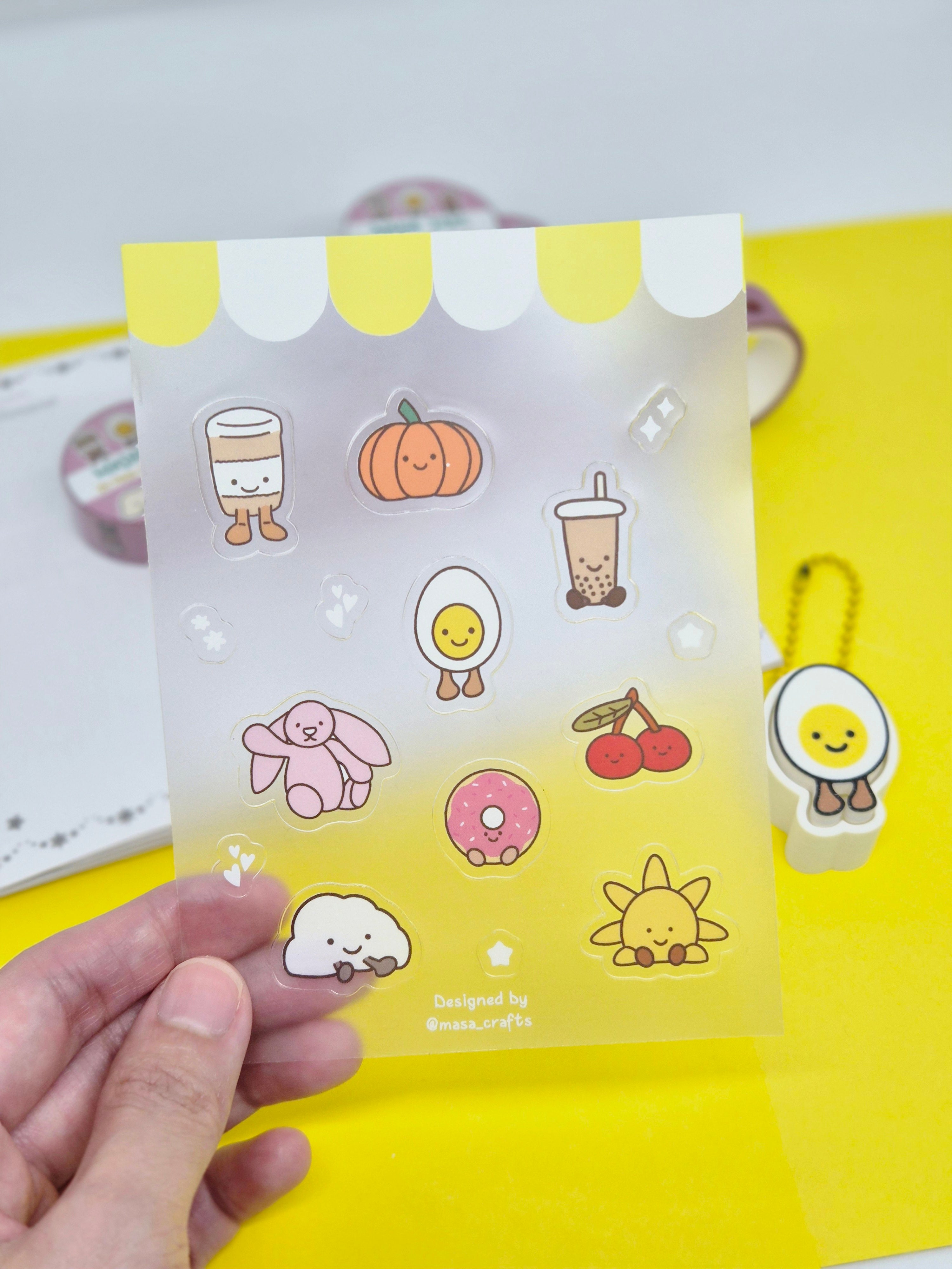 Jellycat Theme Sticker Sheet