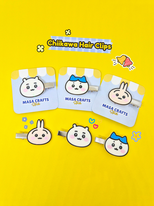 Chiikawa Hair Clip - Masa Crafts Studio