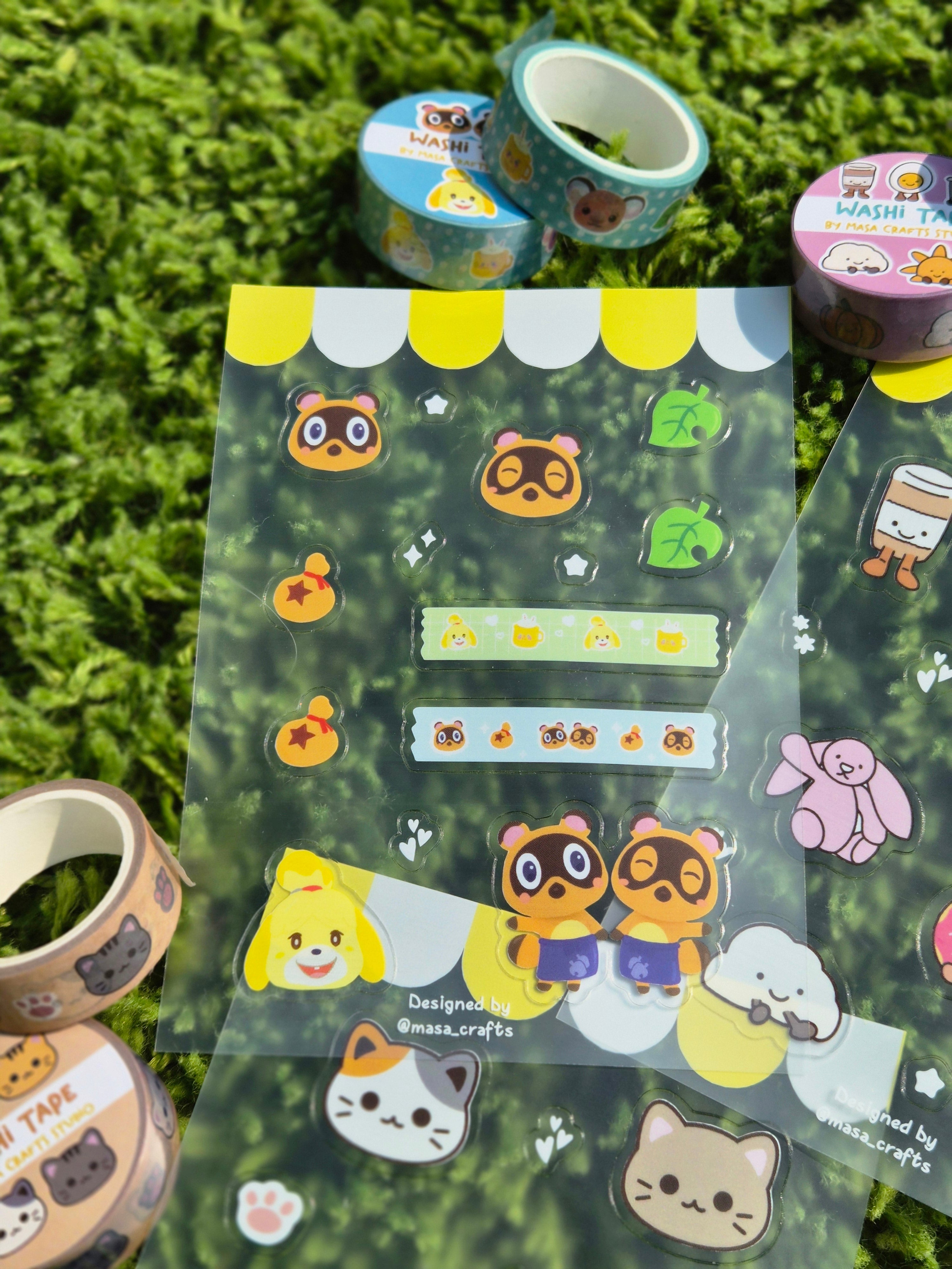 Animal Crossing Sticker Sheet
