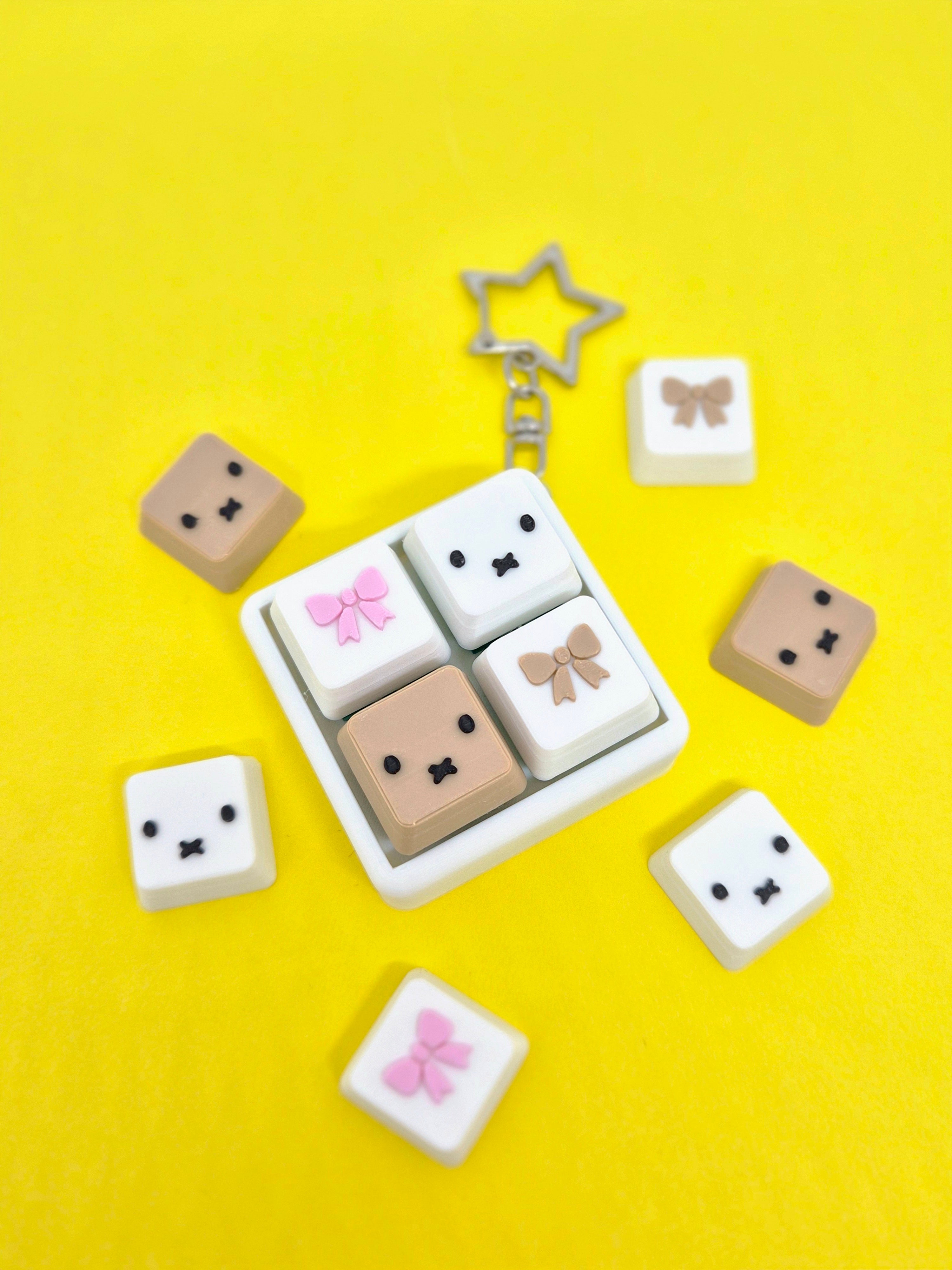 Miffy Keycap Clicker Keychain