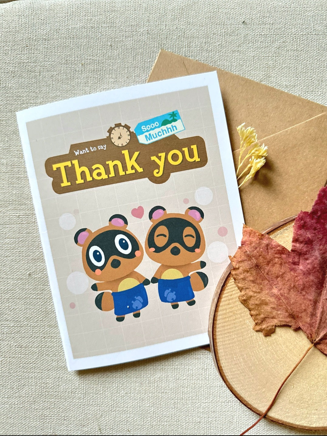 Animal Crossing Greeting Card
