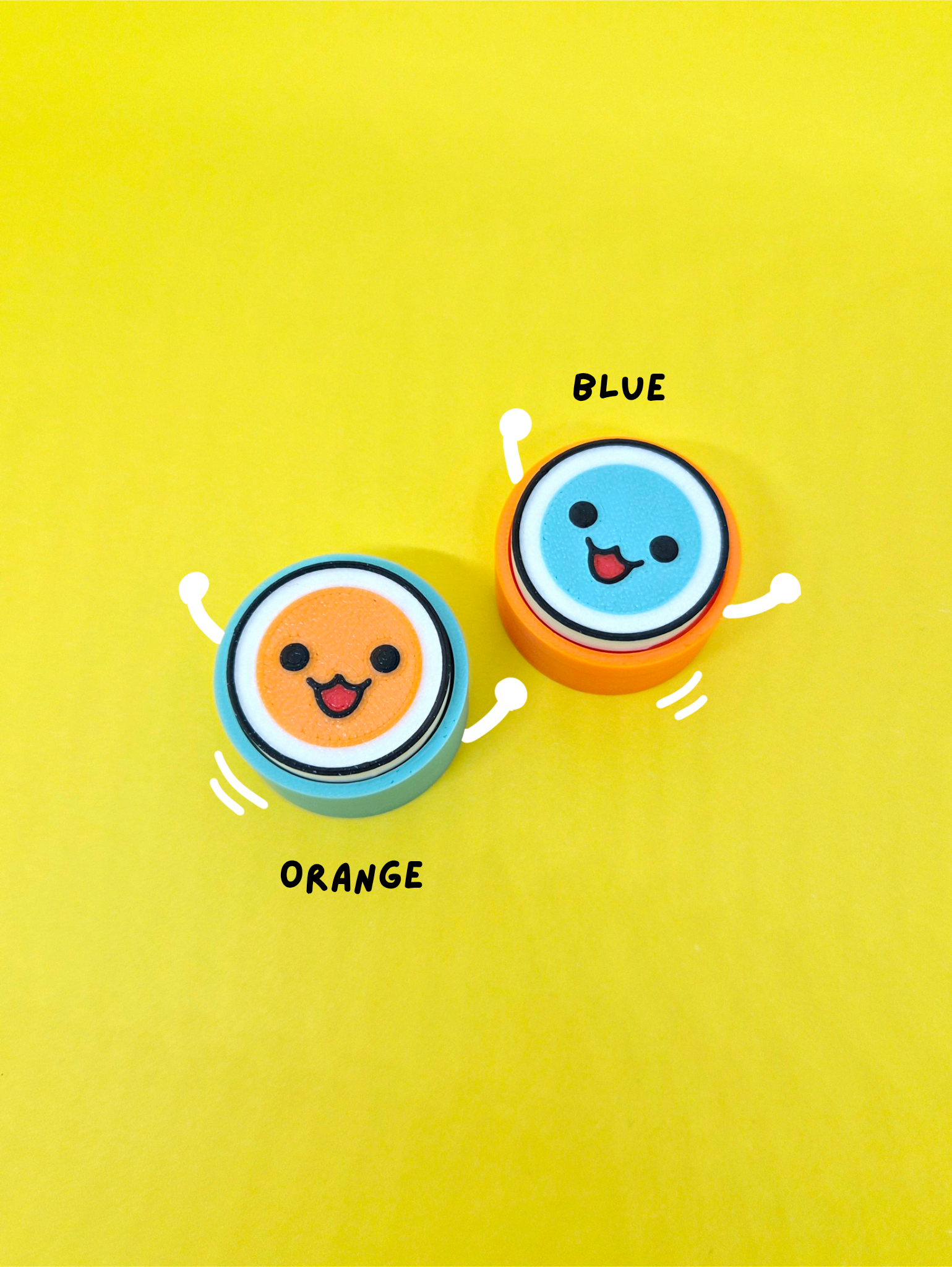 Taiko Clicker Keychain - Masa Crafts Studio