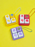 Masa Crafts Studio EVA Keycap Clicker keychain, a fidget clicker with colorful keycap design, perfect for stress relief and portable use.