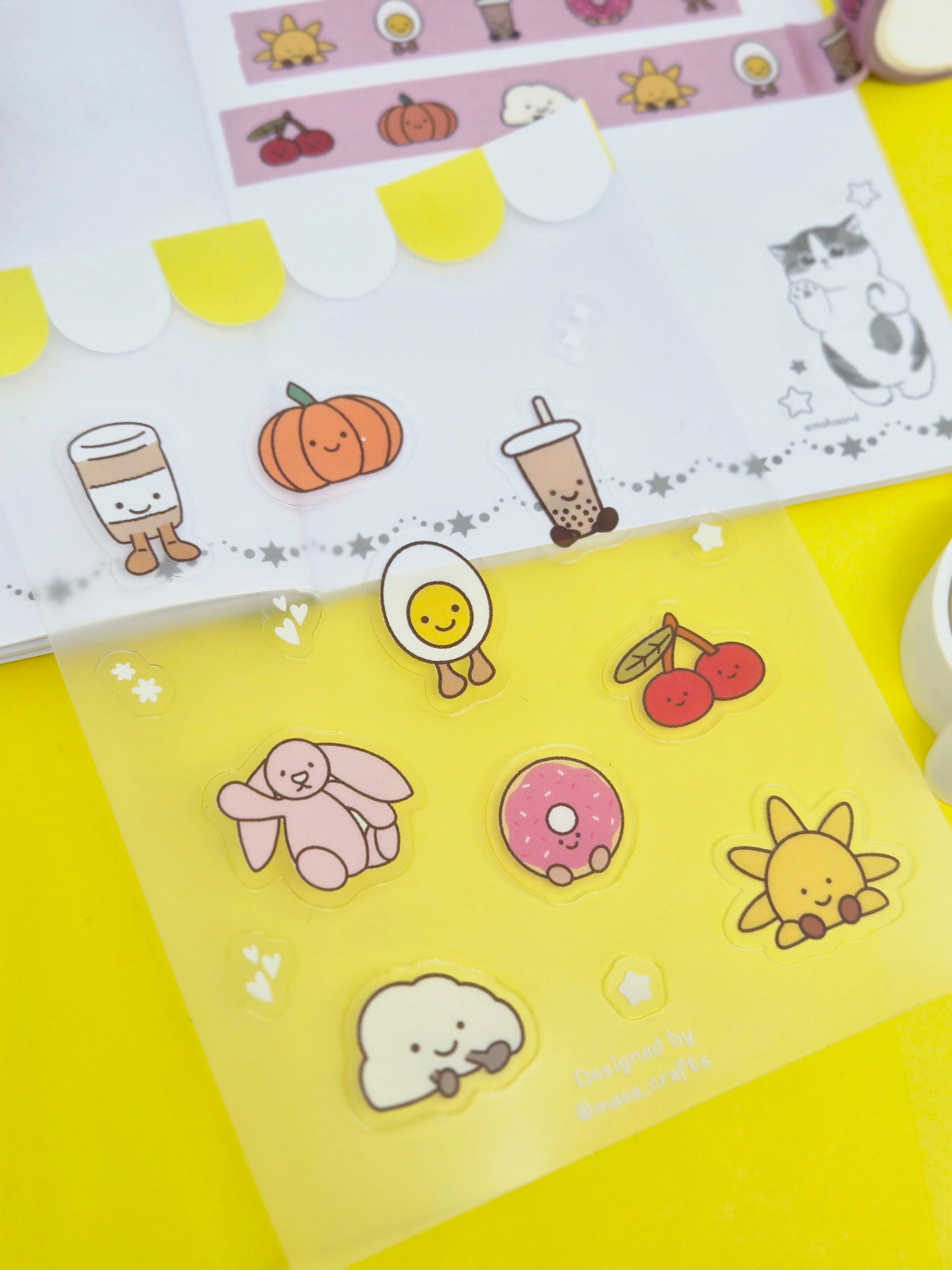 Jellycat Theme Sticker Sheet