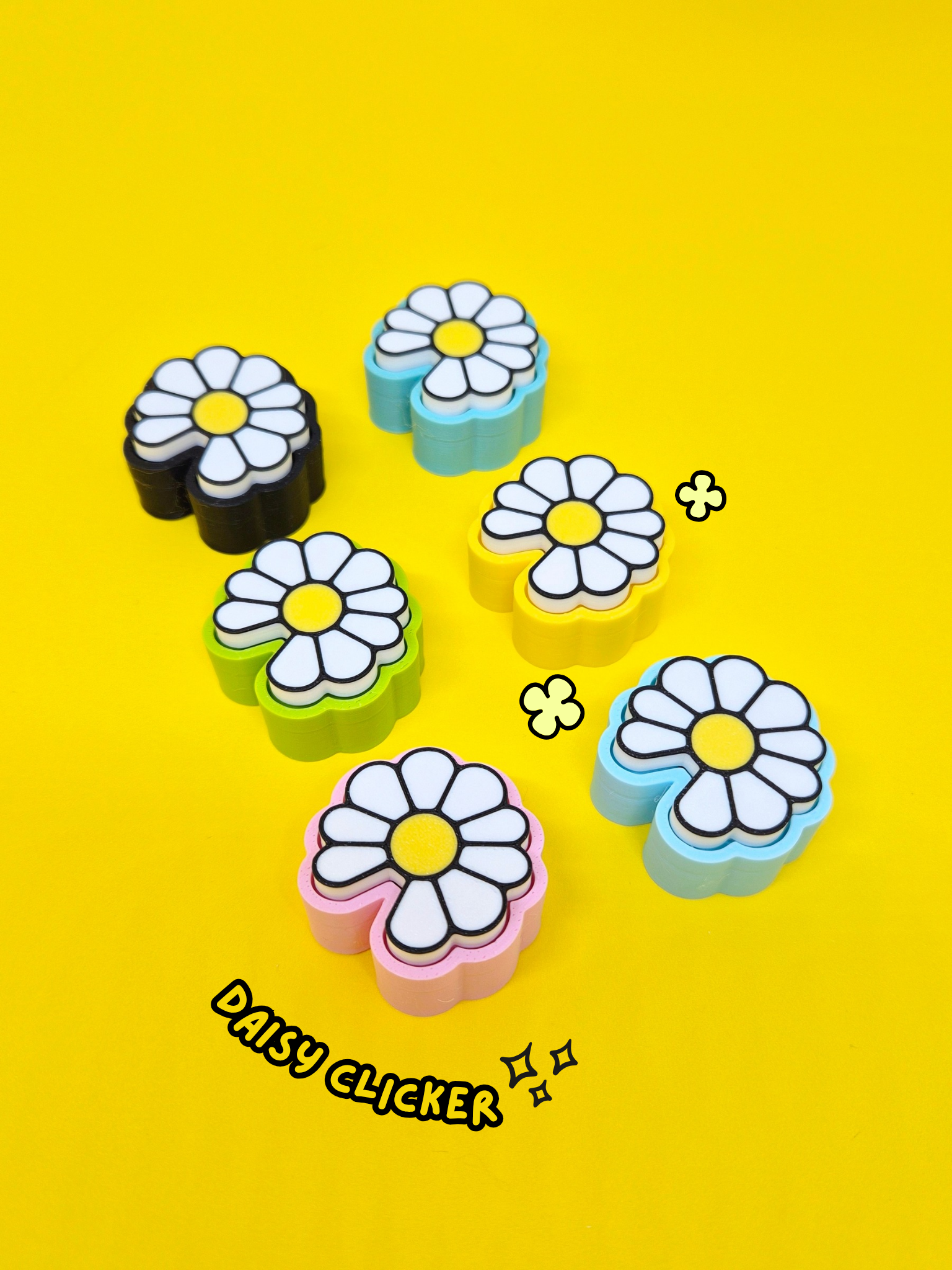 Zoa & Daisy Clicker Keychain