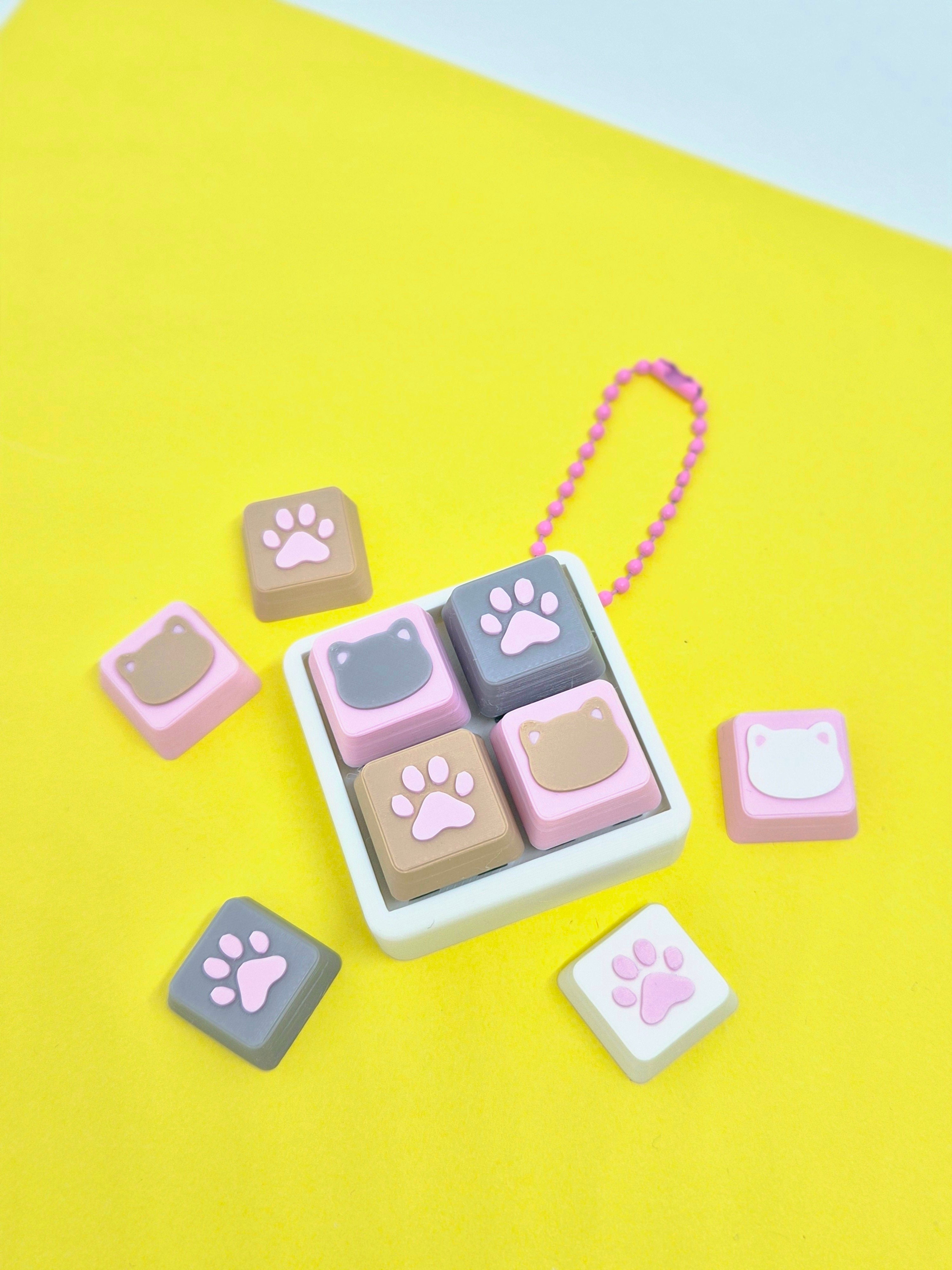 Meow Keycap Clicker Keychain – Masa Crafts Studio